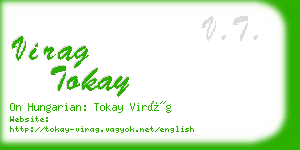virag tokay business card